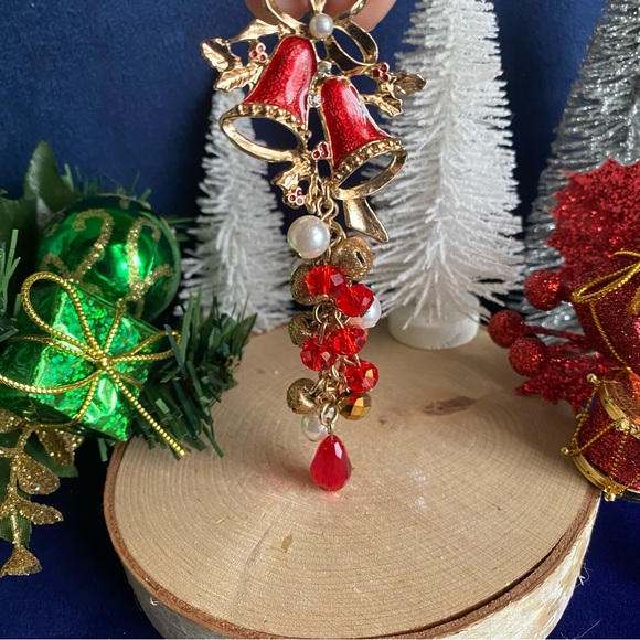 Vintage- Stunning Jingle Bell, Cha-Cha Necklace Enhancer - Picture 9 of 16